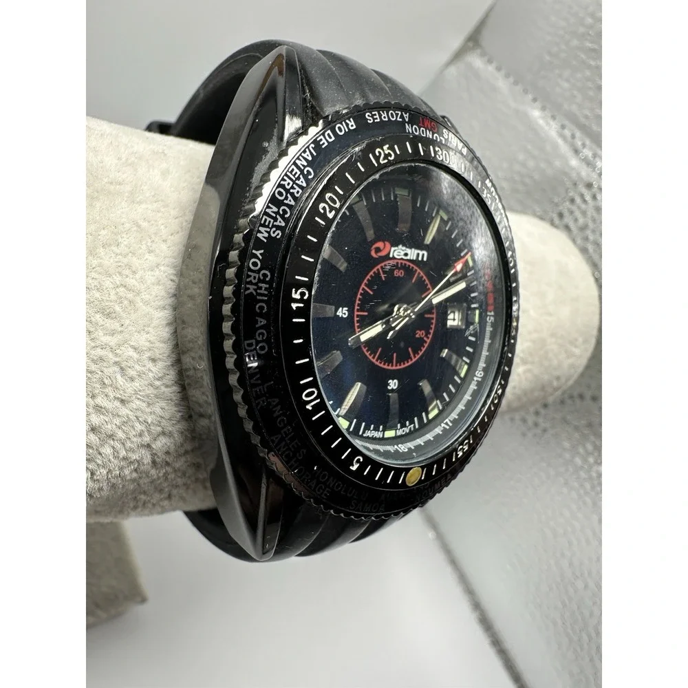 The Realm Mens Watch SW1052 New Battery 48MM 8